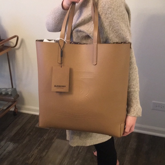 NWT Burberry Monogram Tote Handbag - Picture 8 of 8
